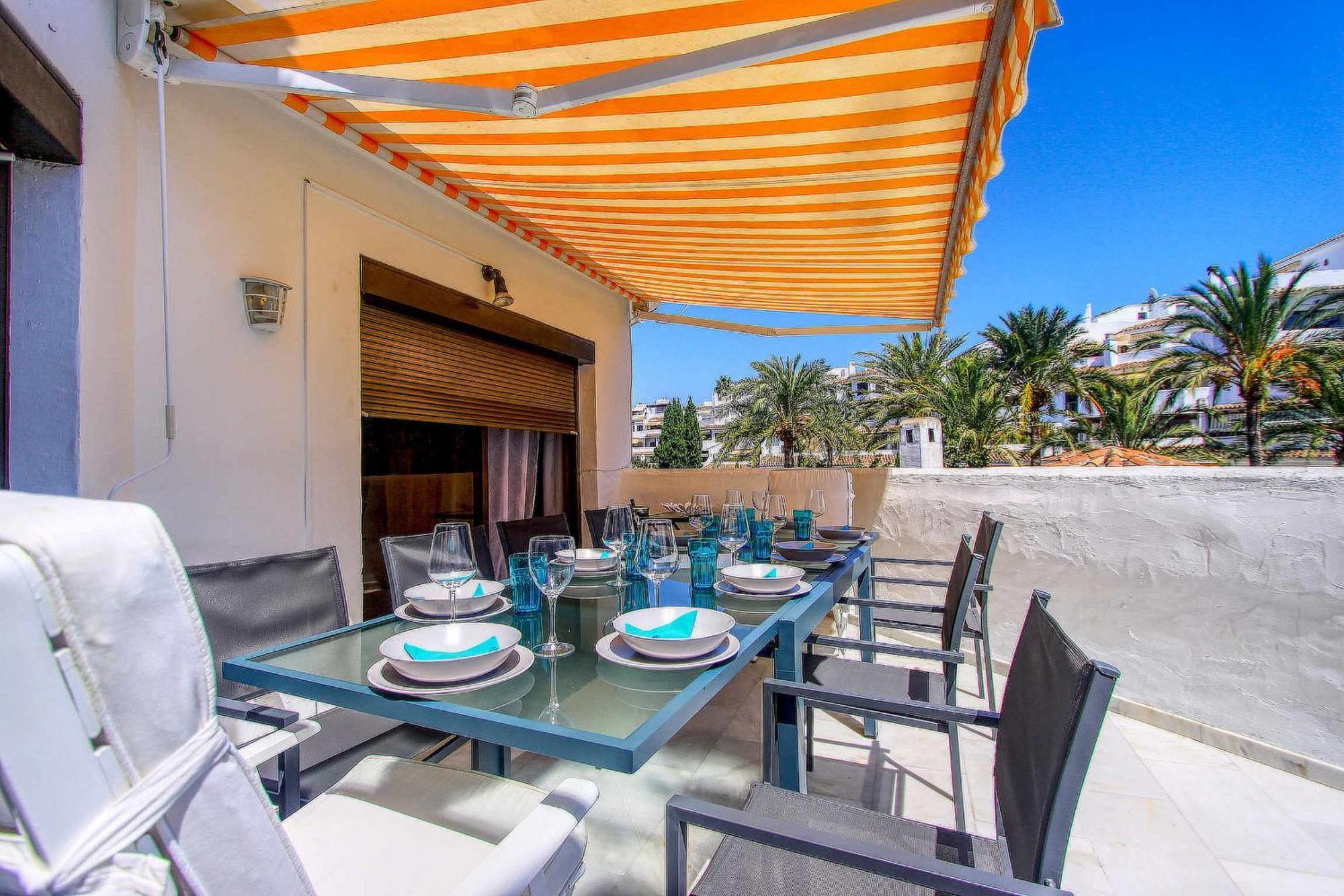 מארבלה 1108 Beachfront 2 Apartments With Roofterrace 80Mtrgt Beach 3 Pools מראה חיצוני תמונה
